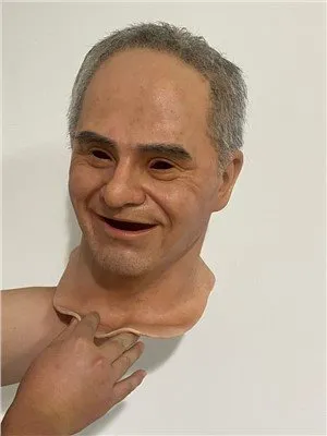Silikone menneskemaske